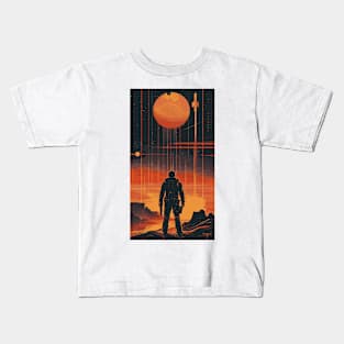 Retro Action Space Kids T-Shirt